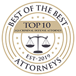 Best of the Best Attorneys, Top 10 2020 Criminal Defense Attorney